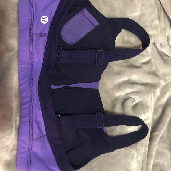 Purple Lululemon Engage Sports Bra - Picture 2 of 5